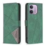 BINFEN COLOR for Xiaomi Redmi 15C 4G (Global) (171mm) / Xiaomi Poco C85 4G (171mm) / Xiaomi Redmi 17C 5G Phone Case Wallet Stand Geometry Imprinted Leather Cover
