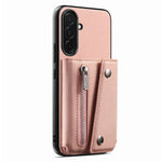 Til Samsung Galaxy A37 5G Magnetisk Etui, Twill-stoftekstur PU-lædertelefonbagside med trefoldig kortholder