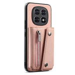 For Xiaomi Redmi Note 15 5G (Global)  /  Poco M8 5G Magnetic Case Twill Cloth Texture PU Leather Phone Back Cover with Tri-fold Card Holder