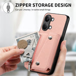For Xiaomi Poco X8 Pro Max 5G  /  Redmi Turbo 5 Max 5G Magnetic Case Twill Cloth Texture PU Leather Phone Back Cover with Tri-fold Card Holder