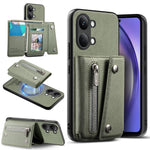 For Xiaomi Poco X8 Pro Max 5G  /  Redmi Turbo 5 Max 5G Magnetic Case Twill Cloth Texture PU Leather Phone Back Cover with Tri-fold Card Holder