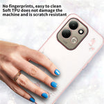 KADEM For Xiaomi Redmi 17 5G  /  Redmi 17 4G Case Flower Rhinestone Decor TPU Phone