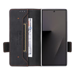 Til Samsung Galaxy Z Fold8 Ultra Etui Læderpung Flipcover med Hardwareudsmykning