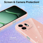 For OnePlus N6 4G Magnetic Case Glitter TPU Shockproof Phone Cover with Lanyard
