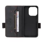 For Xiaomi Redmi Note 17 Pro+ 5G  /  Redmi Note 17 Pro Max 5G Case Leather Wallet Flip Phone Cover with Hardware Decor