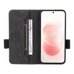 For Xiaomi Redmi Note 17 Pro+ 5G  /  Redmi Note 17 Pro Max 5G Case Leather Wallet Flip Phone Cover with Hardware Decor
