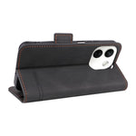 For Xiaomi Redmi Note 17 Pro+ 5G  /  Redmi Note 17 Pro Max 5G Case Leather Wallet Flip Phone Cover with Hardware Decor