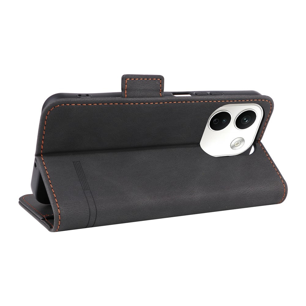 For Xiaomi Redmi Note 17 Pro+ 5G  /  Redmi Note 17 Pro Max 5G Case Leather Wallet Flip Phone Cover with Hardware Decor