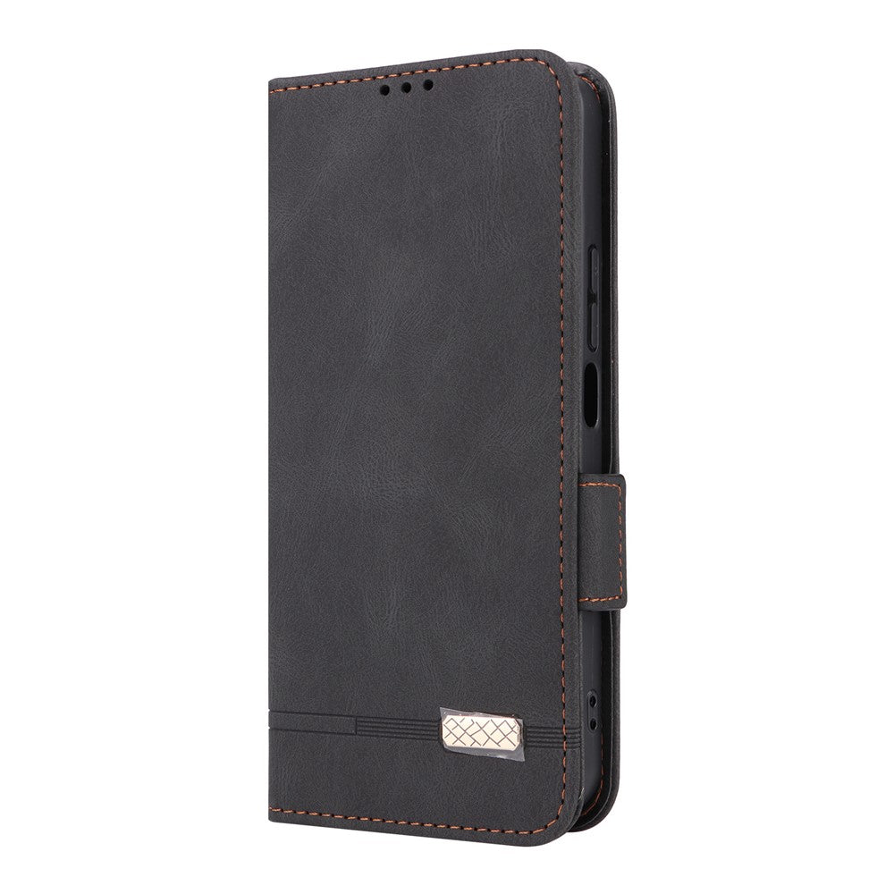 For Xiaomi Redmi Note 17 Pro+ 5G  /  Redmi Note 17 Pro Max 5G Case Leather Wallet Flip Phone Cover with Hardware Decor