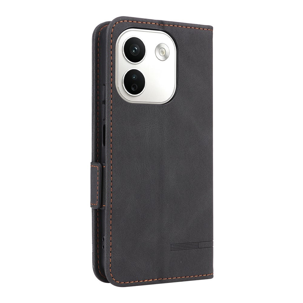 For Xiaomi Redmi Note 17 Pro+ 5G  /  Redmi Note 17 Pro Max 5G Case Leather Wallet Flip Phone Cover with Hardware Decor