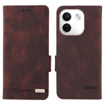 For Xiaomi Redmi Note 17 Pro+ 5G  /  Redmi Note 17 Pro Max 5G Case Leather Wallet Flip Phone Cover with Hardware Decor