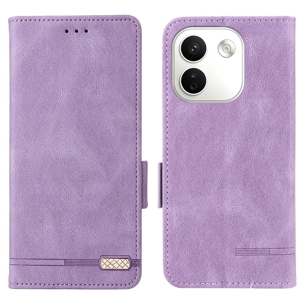 For Xiaomi Redmi Note 17 Pro+ 5G  /  Redmi Note 17 Pro Max 5G Case Leather Wallet Flip Phone Cover with Hardware Decor