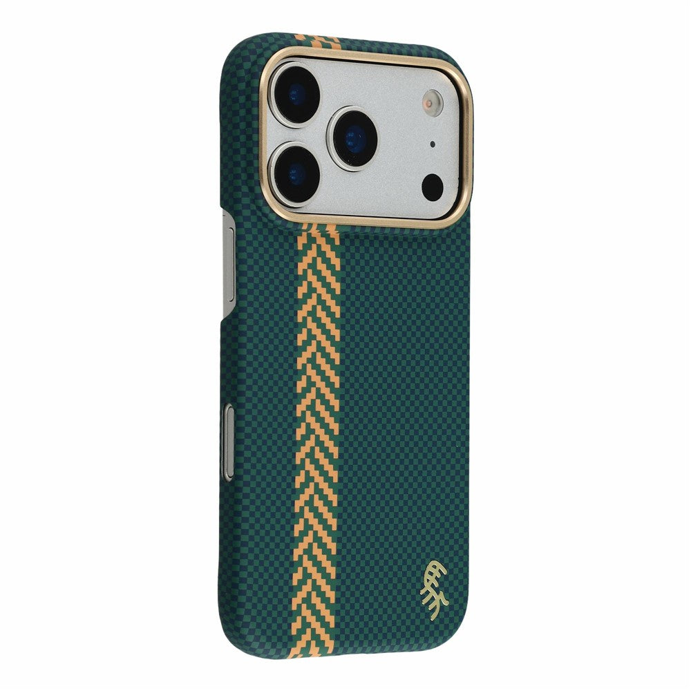X-LEVEL for iPhone 18 Pro Max / 17 Pro Max Case Compatible with MagSafe Lacquered "Horse" Character Carbon Nanofiber PC Phone Cover