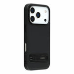 X-LEVEL For iPhone 18 Pro / 17 Pro Case Leather Coated PC TPU Phone Back Cover with Metal Kickstand