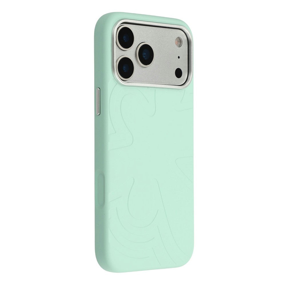 JAUCASE til iPhone 18 Pro Max / 17 Pro Max cover kompatibel med MagSafe, metal-kameraramme, flydende silikone telefoncover