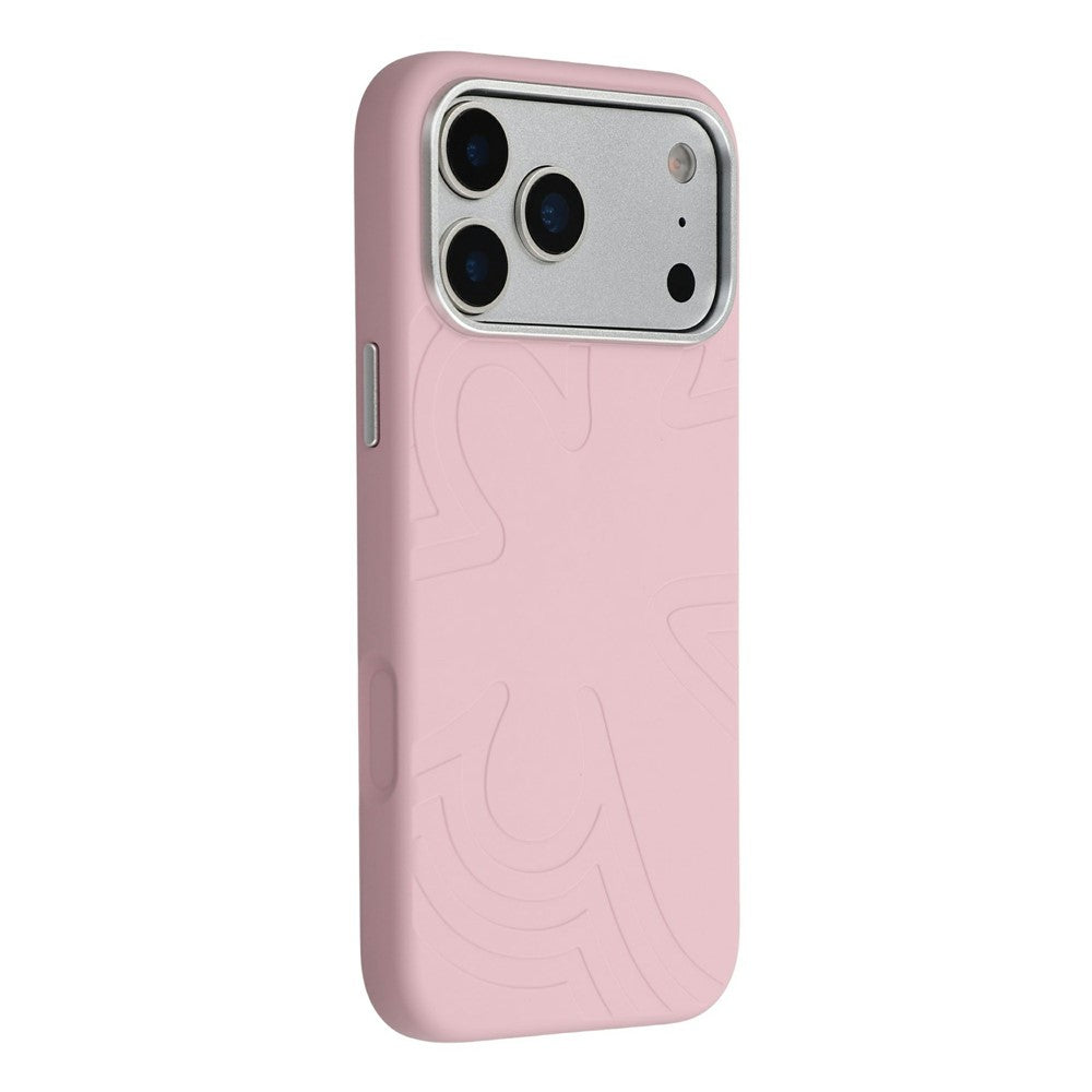 JAUCASE til iPhone 18 Pro Max / 17 Pro Max cover kompatibel med MagSafe, metal-kameraramme, flydende silikone telefoncover
