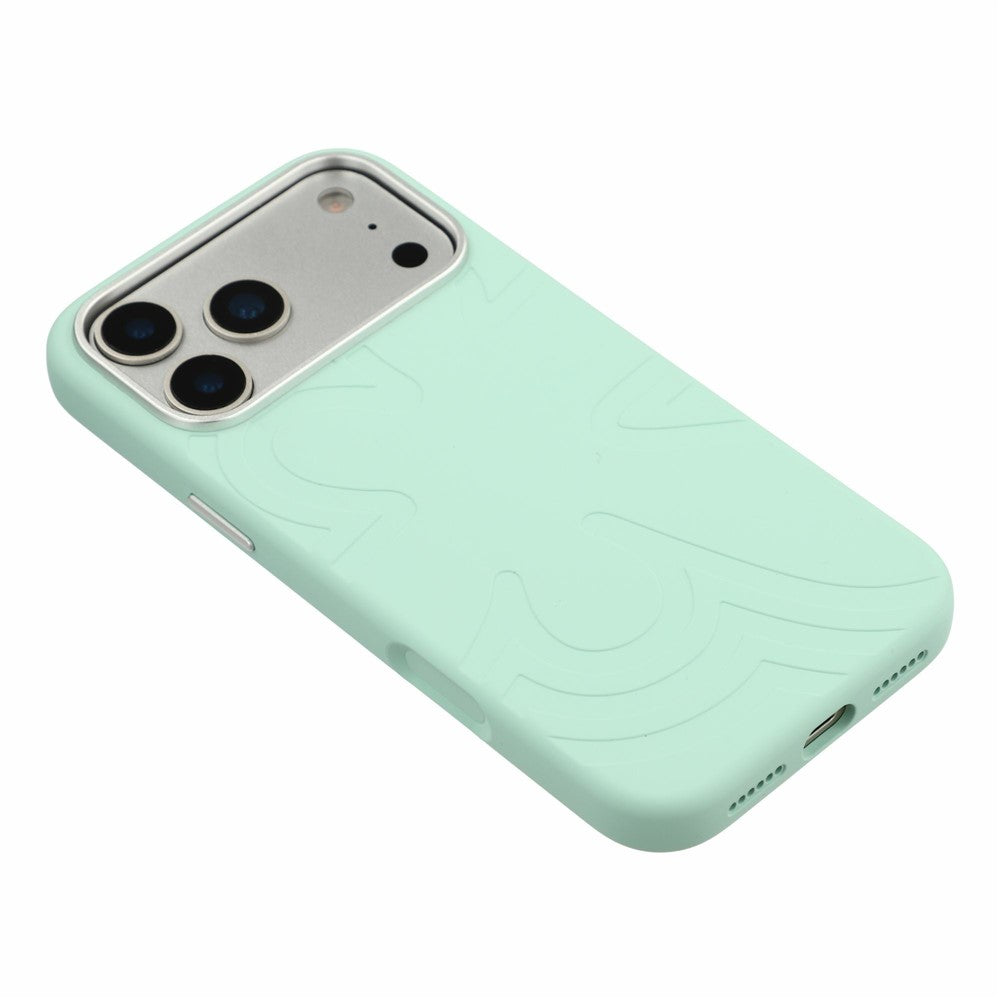 JAUCASE For iPhone 18 Pro / 17 Pro Case Compatible with MagSafe Metal Camera Frame Liquid Silicone Phone Cover