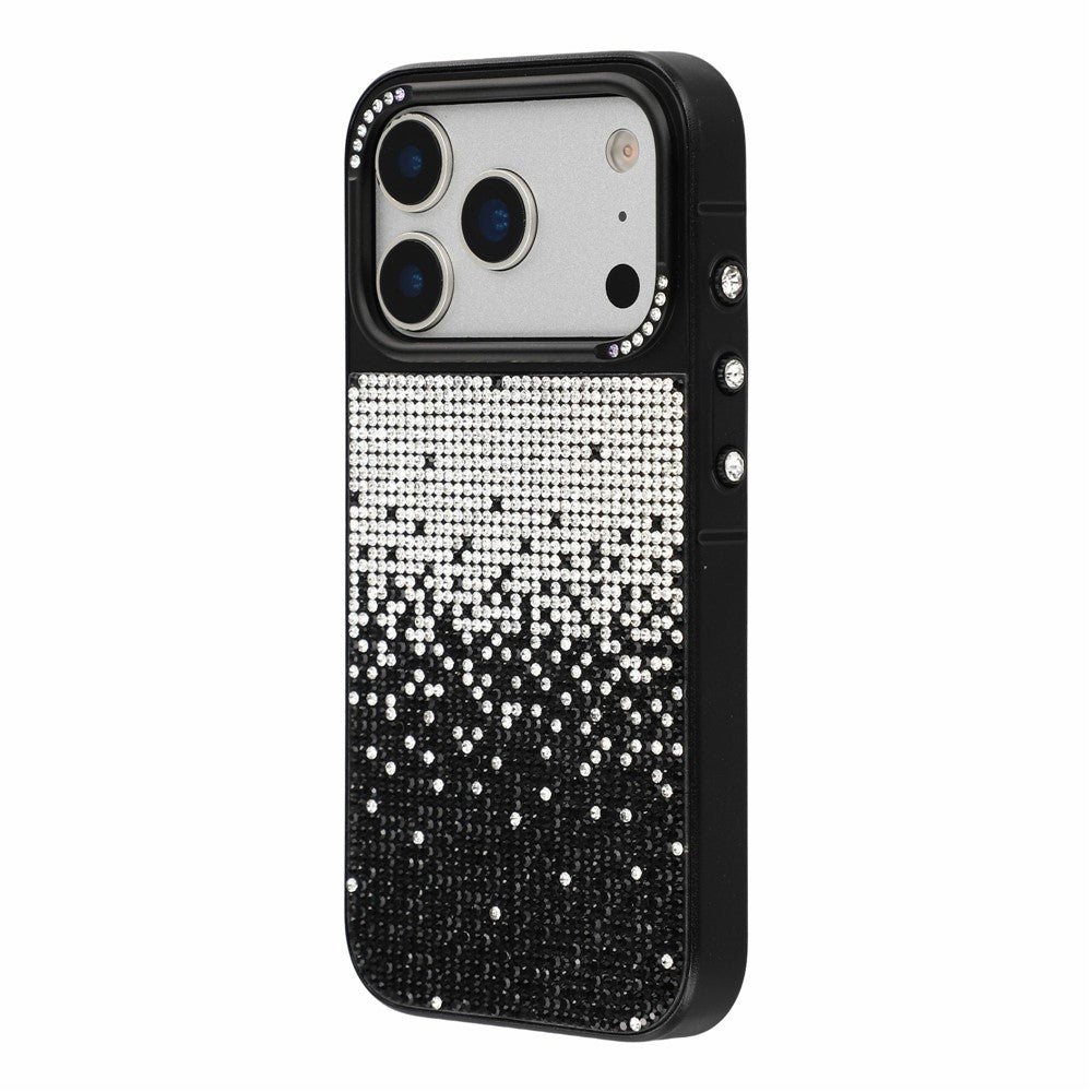 JAUCASE for iPhone 18 Pro Max / 17 Pro Max Case PC + TPU Gradient Rhinestone Phone Cover