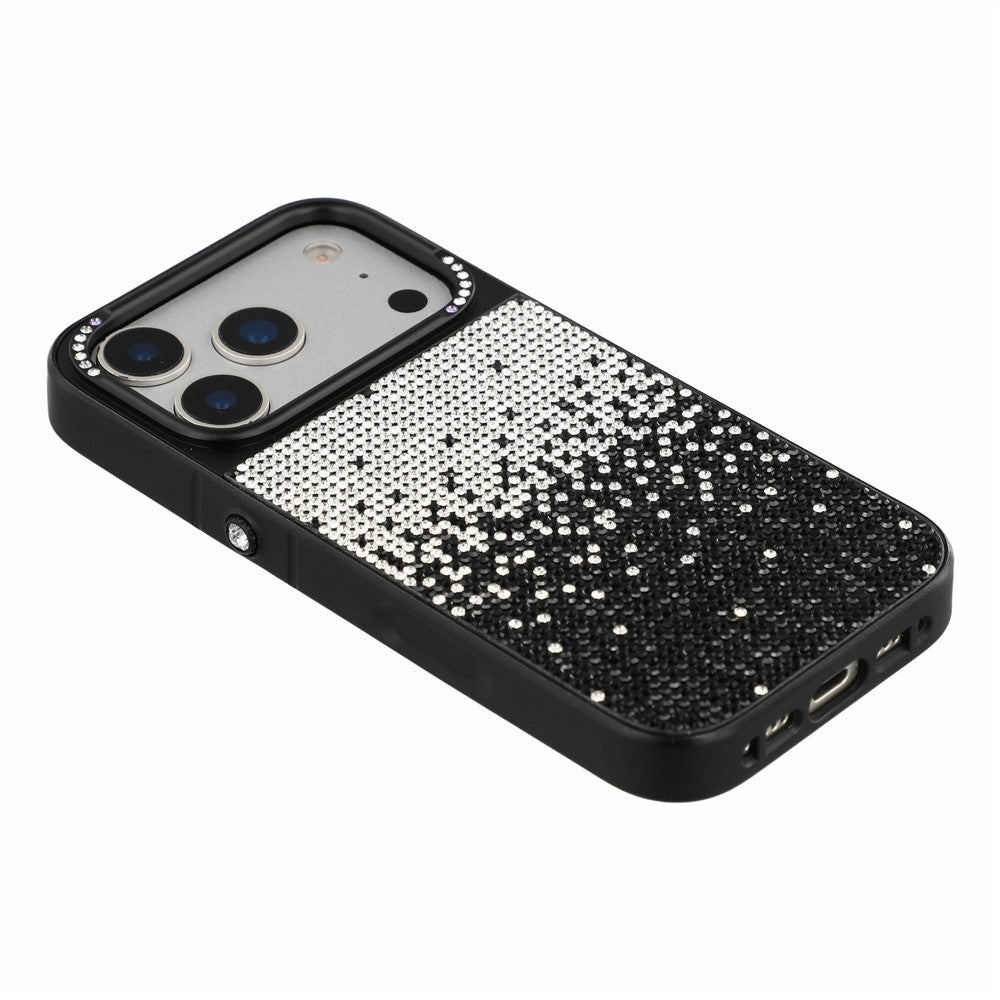 JAUCASE for iPhone 18 Pro Max / 17 Pro Max Case PC + TPU Gradient Rhinestone Phone Cover