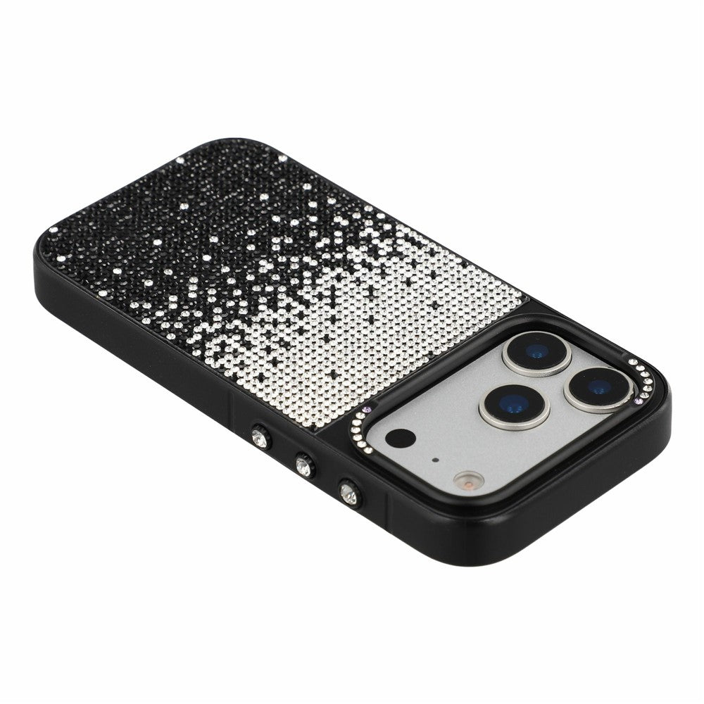 JAUCASE for iPhone 18 Pro Max / 17 Pro Max Case PC + TPU Gradient Rhinestone Phone Cover