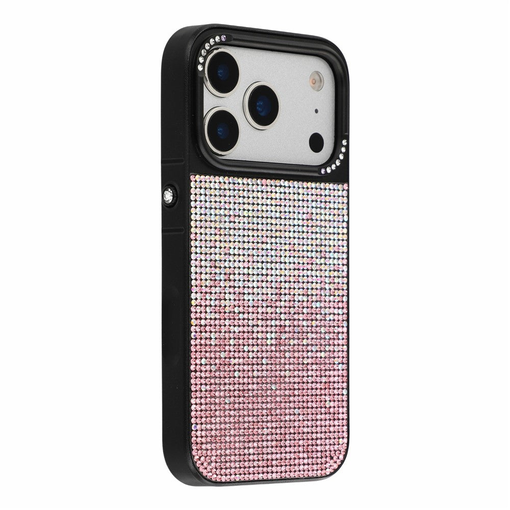 JAUCASE for iPhone 18 Pro Max / 17 Pro Max Case PC + TPU Gradient Rhinestone Phone Cover
