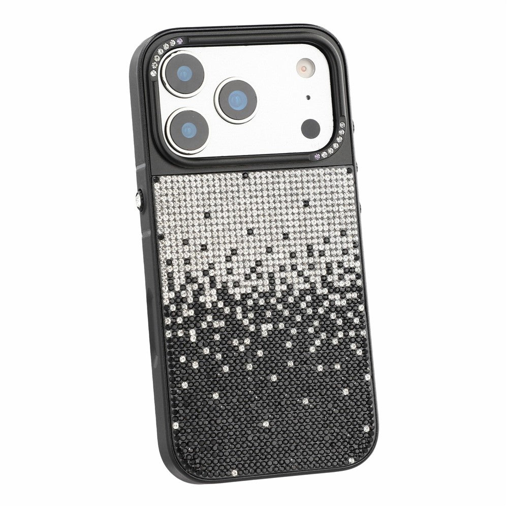 JAUCASE for iPhone 18 Pro / 17 Pro Case PC + TPU Gradient Rhinestone Phone Cover