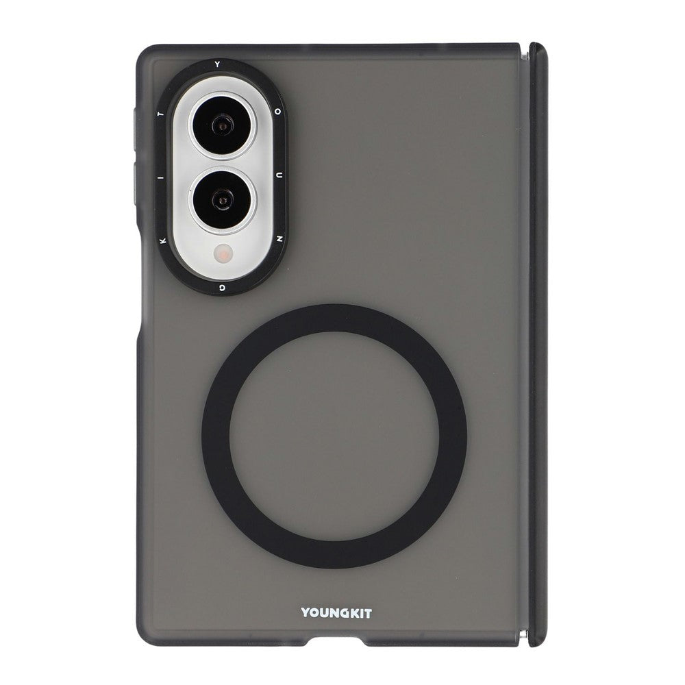 YOUNGKIT for Samsung Galaxy Z Fold8 Magnetic Case Hinge Protection Frosted PC Phone Cover