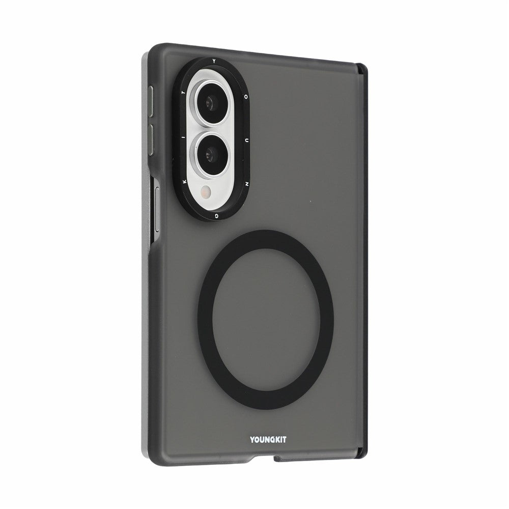 YOUNGKIT for Samsung Galaxy Z Fold8 Magnetic Case Hinge Protection Frosted PC Phone Cover
