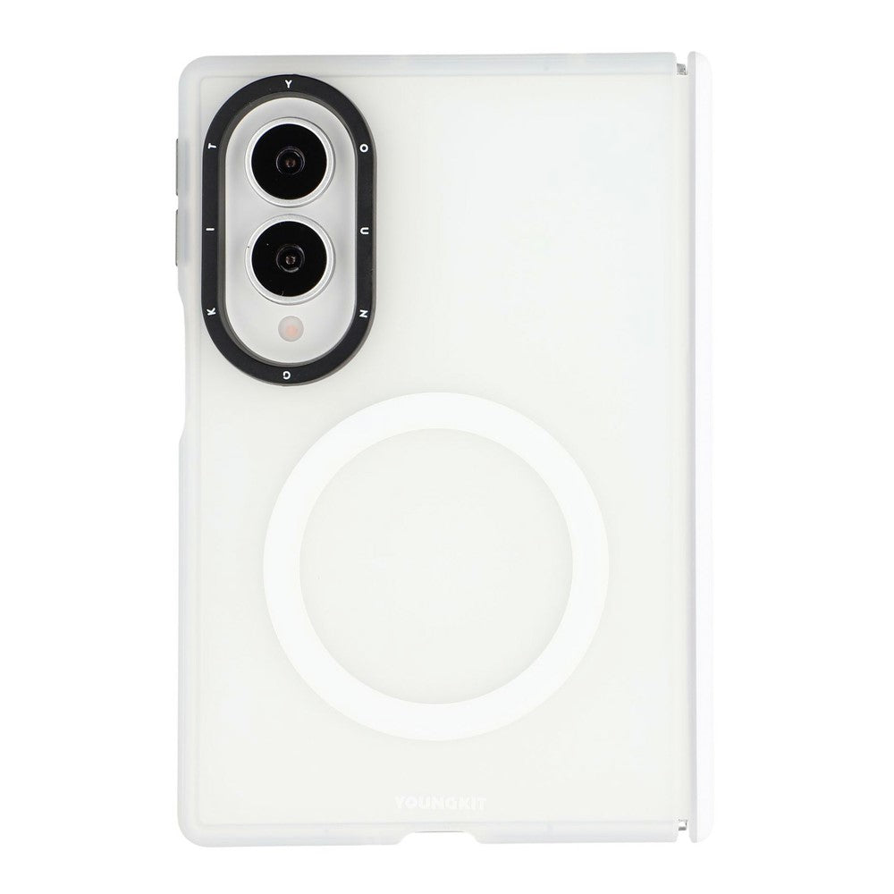 YOUNGKIT for Samsung Galaxy Z Fold8 Magnetic Case Hinge Protection Frosted PC Phone Cover
