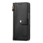 Til Samsung Galaxy Z Fold8 Ultra Cover RFID Blockerende Lynlåslomme Læder Pung Telefon Cover med Rem