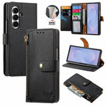 Til Samsung Galaxy Z Fold8 Ultra Cover RFID Blockerende Lynlåslomme Læder Pung Telefon Cover med Rem