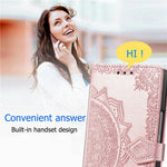 For Samsung Galaxy Z Fold8 Ultra Wallet Case Mandala Flower Leather Phone Cover Stand