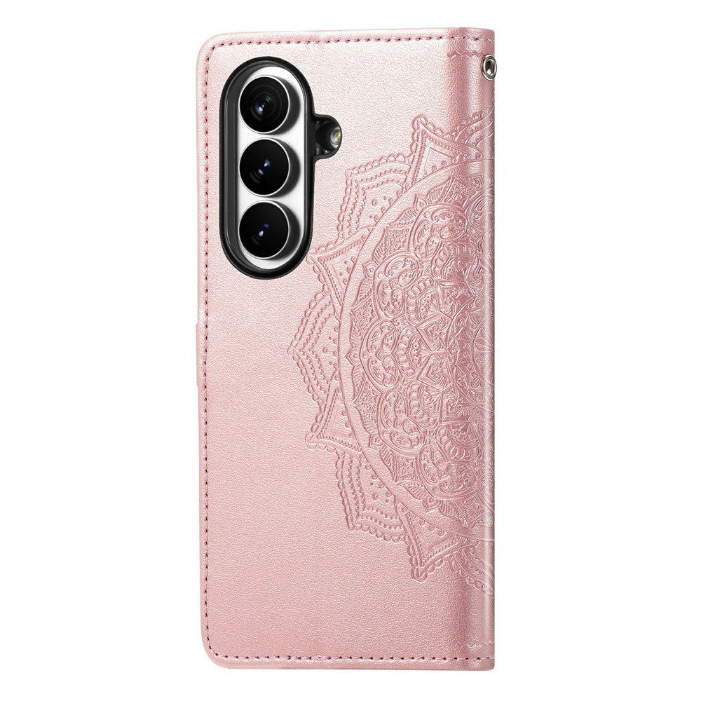 For Samsung Galaxy Z Fold8 Ultra Wallet Case Mandala Flower Leather Phone Cover Stand