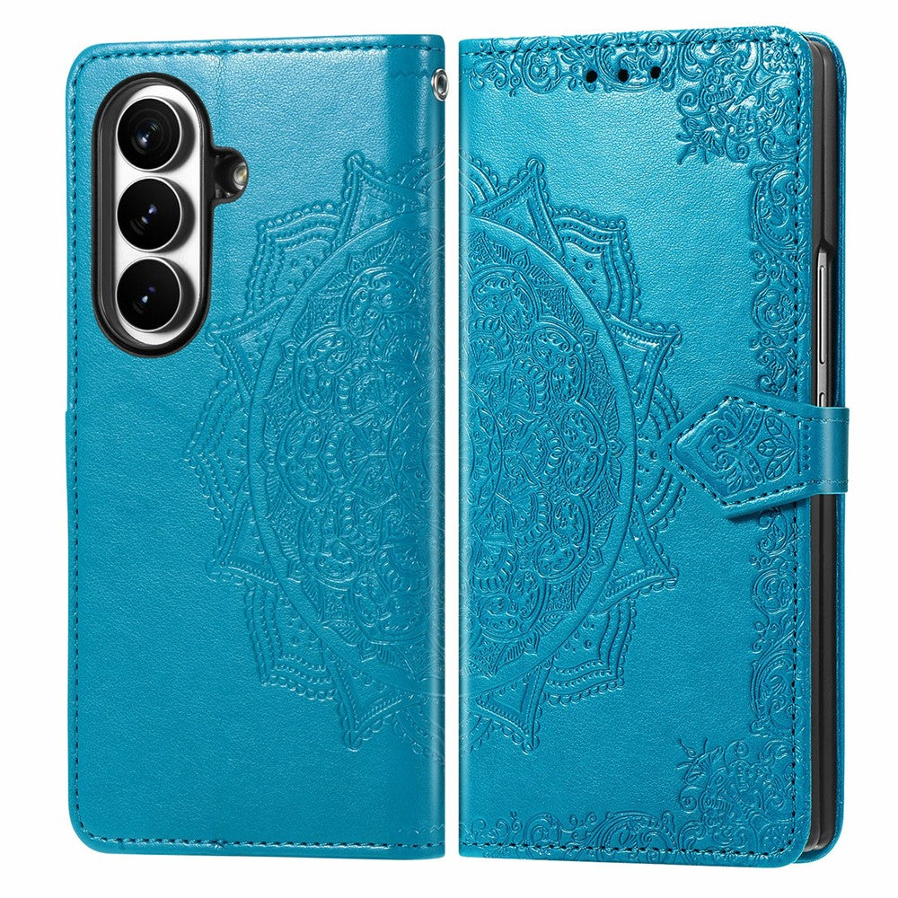 For Samsung Galaxy Z Fold8 Ultra Wallet Case Mandala Flower Leather Phone Cover Stand
