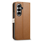 For Samsung Galaxy Z Fold8 Ultra Stand Case Leaf Shape Magnetic Clasp Leather Phone Cover with Hand Strap