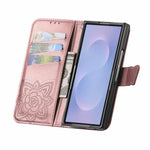 For Samsung Galaxy Z Fold8 Ultra Case with Strap Butterfly Pattern PU Leather Wallet Phone Cover