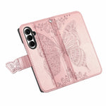 For Samsung Galaxy Z Fold8 Ultra Case with Strap Butterfly Pattern PU Leather Wallet Phone Cover
