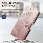 For Samsung Galaxy Z Fold8 Ultra Case with Strap Butterfly Pattern PU Leather Wallet Phone Cover