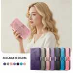 For Samsung Galaxy Z Fold8 Ultra Case with Strap Butterfly Pattern PU Leather Wallet Phone Cover