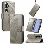 For Samsung Galaxy Z Fold8 Ultra Case with Strap Butterfly Pattern PU Leather Wallet Phone Cover