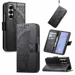 For Samsung Galaxy Z Fold8 Ultra Case with Strap Butterfly Pattern PU Leather Wallet Phone Cover
