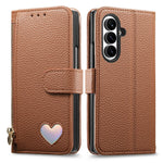 For Samsung Galaxy Z Fold8 Ultra Case Zipper Pocket TPU PU Leather Wallet Phone Cover with Strap