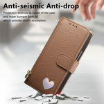 For Samsung Galaxy Z Fold8 Ultra Case Zipper Pocket TPU PU Leather Wallet Phone Cover with Strap