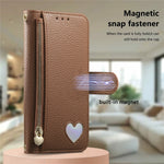 For Samsung Galaxy Z Fold8 Ultra Case Zipper Pocket TPU PU Leather Wallet Phone Cover with Strap