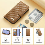 Til Samsung Galaxy Z Fold8 Ultra Standercover Præget TPU PU Læder Lynlås Lomme Pung Telefoncover med Rem