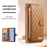 Til Samsung Galaxy Z Fold8 Ultra Standercover Præget TPU PU Læder Lynlås Lomme Pung Telefoncover med Rem