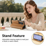 Til Samsung Galaxy Z Fold8 Ultra Standercover Præget TPU PU Læder Lynlås Lomme Pung Telefoncover med Rem
