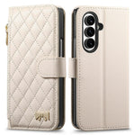 Til Samsung Galaxy Z Fold8 Ultra Standercover Præget TPU PU Læder Lynlås Lomme Pung Telefoncover med Rem