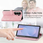 For Samsung Galaxy Z Fold8 Ultra Zipper Wallet Case with Strap Flower Imprint PU Leather Phone Cover
