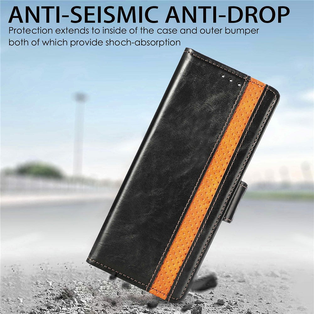 CASENEO For Samsung Galaxy Z Fold8 Ultra Phone Cases PU Leather Cover Stand with RFID Blocking Wallet